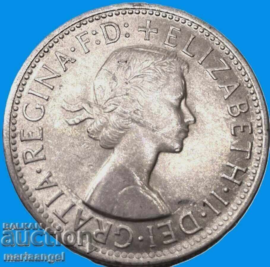 Австралия 2 шилинга (Флорин) 1954  11,38г Елизабет II с цена € 29.00 | 56.72 лв.
