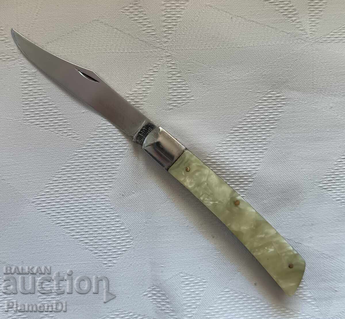Auction  Retro, Small, Folding pocket knife "Hammer and Sickle" V. Tarnovo
