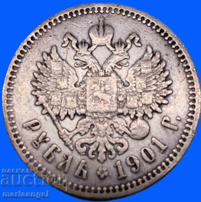 1 Ruble 1901 Russia Nicholas II silver - 6 1 Ruble 1901 Russia Nicholas II silver - 6