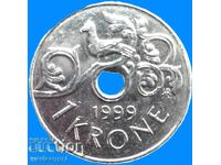 Norway 1 kroner 1999