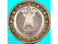 1 евро 2002 Германия биметална