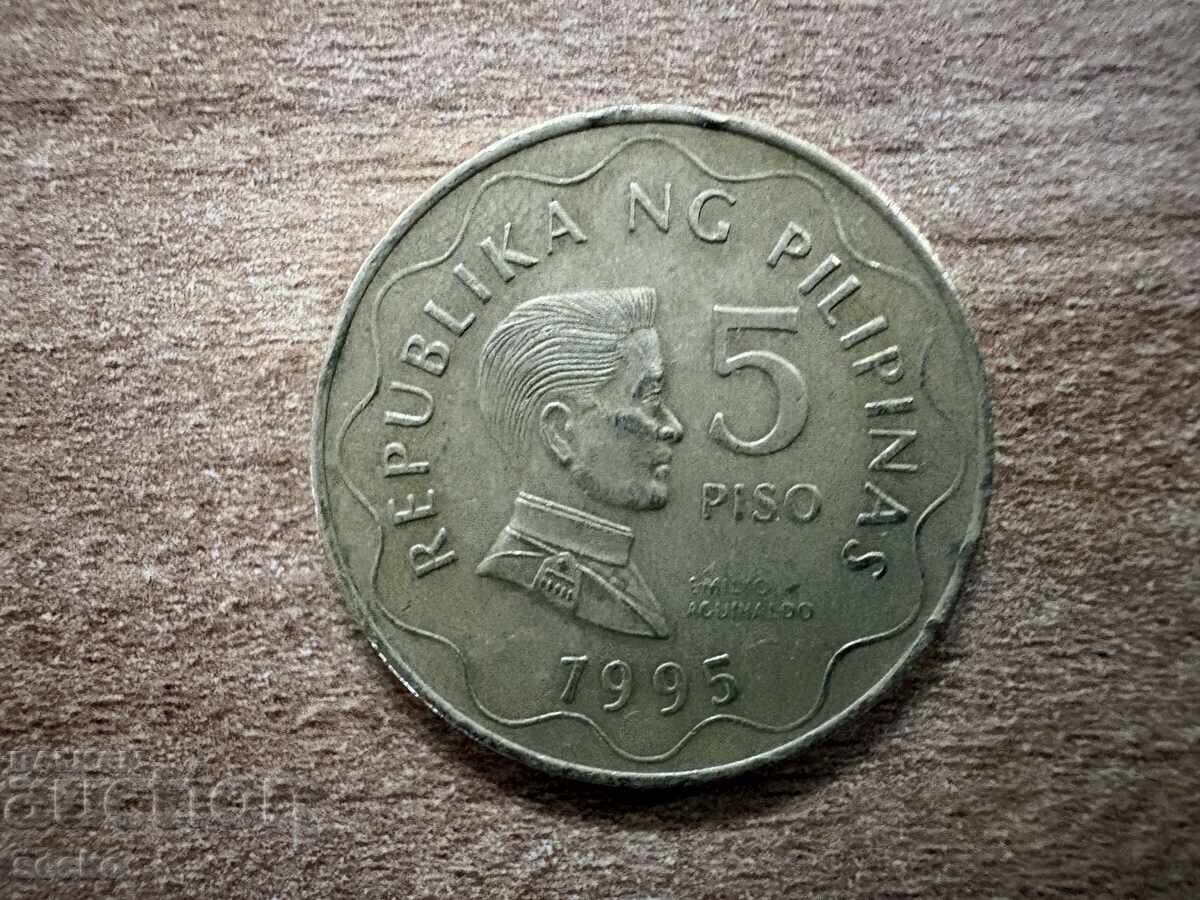 Filipine - 5 peso (1995) Filipine - 5 peso (1995)