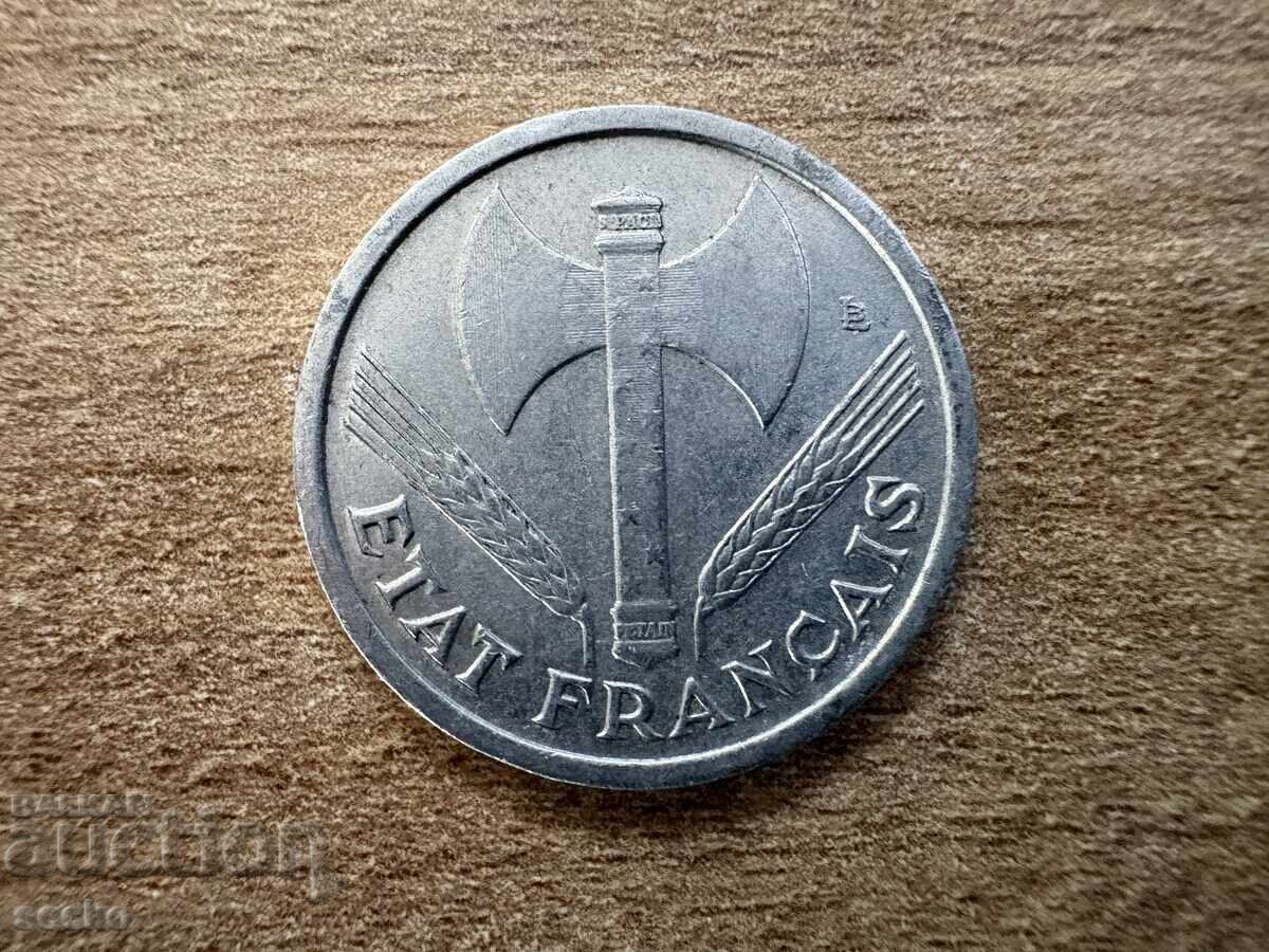 Franța - 1 franc (1942) cu preț € 0.15 | 0.29 BGN Franța - 1 franc (1942) cu preț € 0.15 | 0.29 BGN