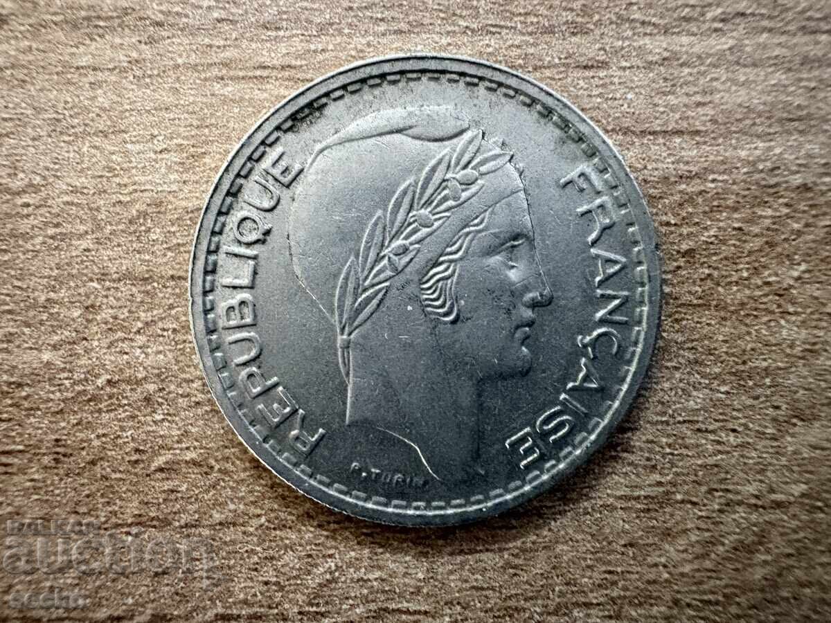 Γαλλία - 10 φράγκα (1949) με τιμή € 0.35 | 0.68 BGN
