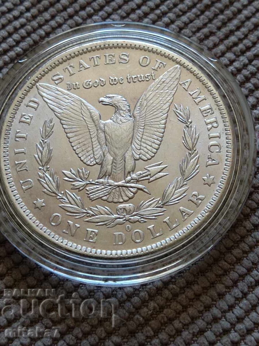 Delivery of 1 dollar 1884-O, USA