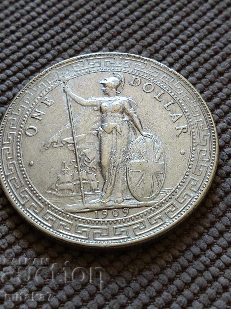 1 δολάριο 1909, Μεγάλη Βρετανία με τιμή € 164.00 | 320.76 BGN