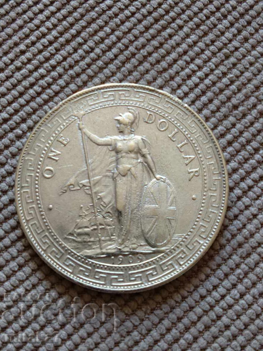 1 δολάριο 1909, Μεγάλη Βρετανία