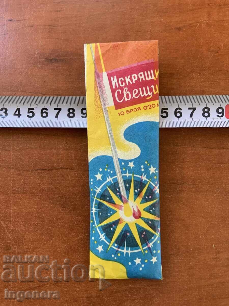 BENGALEZĂ DIN PERIOADA SOCIALISTĂ PACHET LUMÂNĂRI SCÂNTEIETOARE cu preț € 6.90 | 13.50 BGN