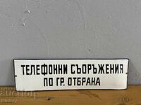 Enamel plate