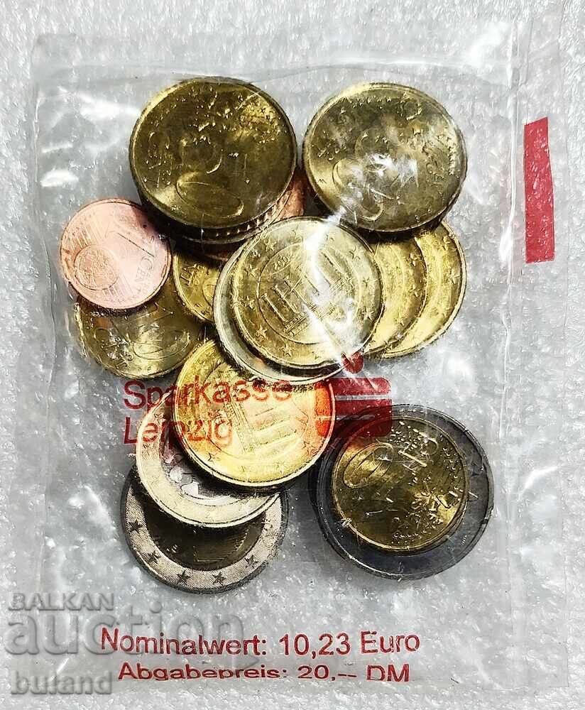 Germania Set oficial de pornire UNC Eurocenți 2002 Mix
