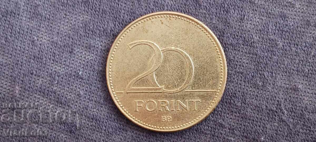 Ungaria 20 forinți 1995