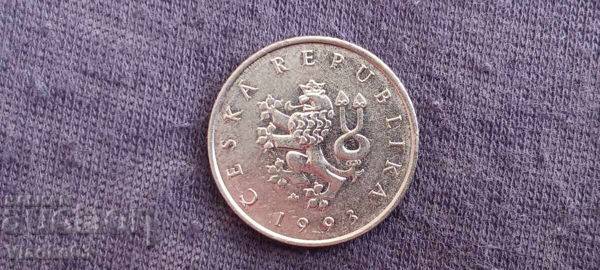Cehia 1 coroană 1993 cu preț € 0.01 | 0.02 BGN
