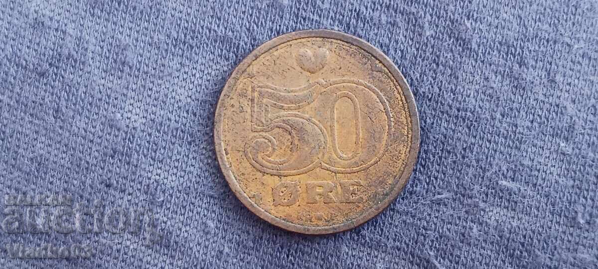 Denmark 50 øre 1989 Denmark 50 øre 1989