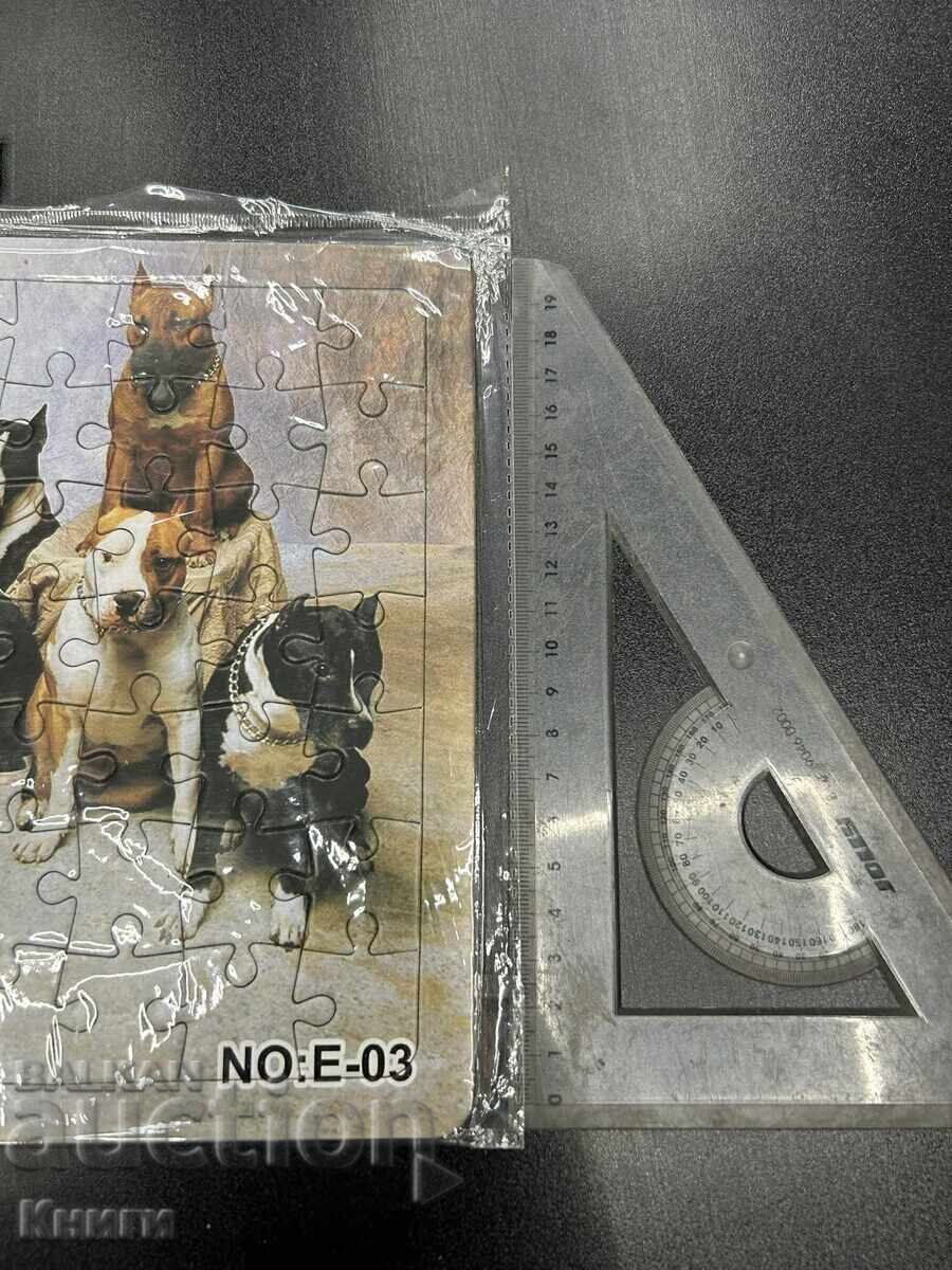 Delivery of Pitbull dog puzzle - new