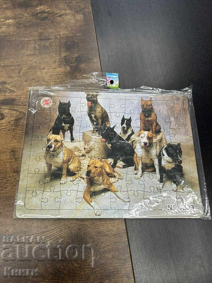 Pitbull dog puzzle - new