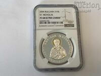 Bulgaria 10 Leva 2004 ST. NICHOLAS PF 68 ULTRA CAMEO