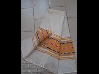 Broderie veche kenar din pânză țesută manual