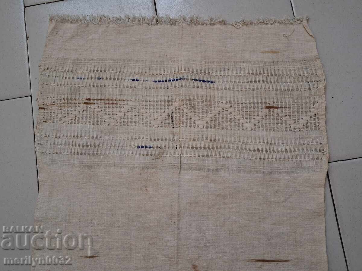 Broderie veche kenar din pânză țesută manual - 5 Broderie veche kenar din pânză țesută manual - 5