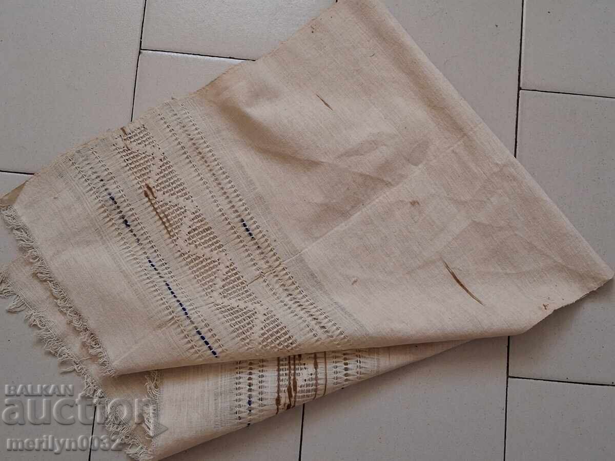 Broderie veche kenar din pânză țesută manual Broderie veche kenar din pânză țesută manual