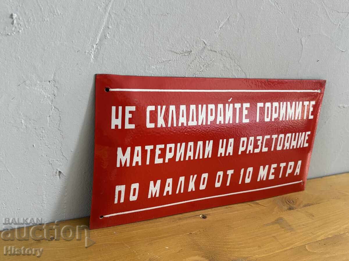 Licitație Placa emailata