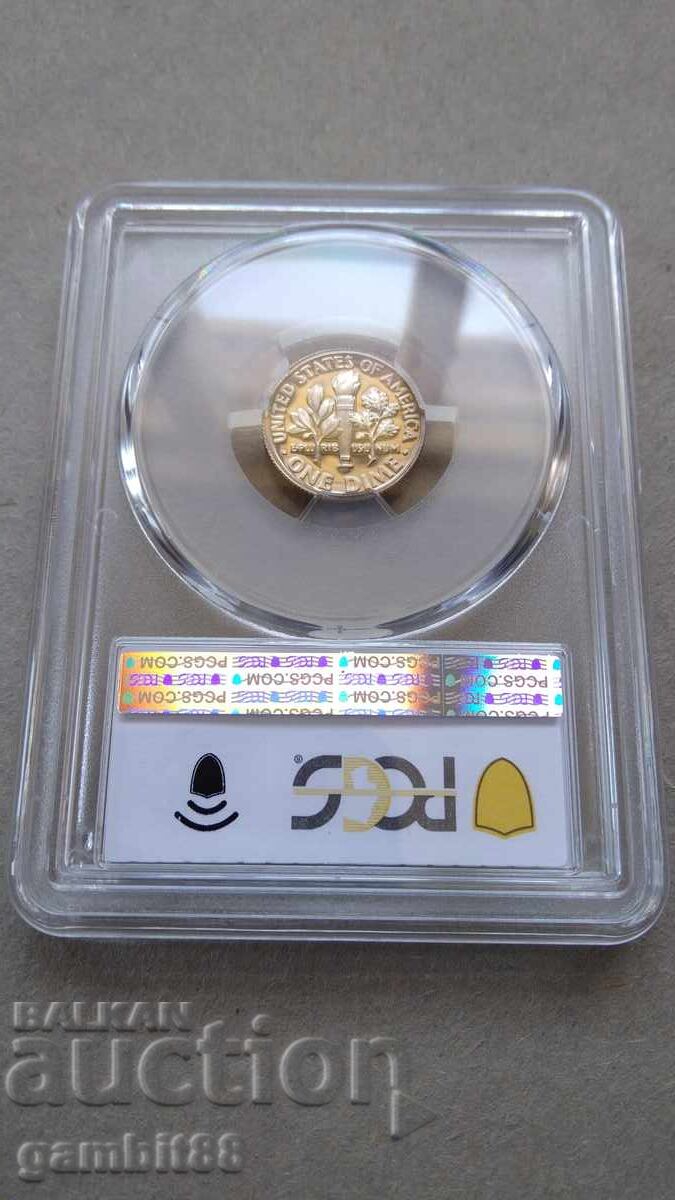 Παράδοση 10 σεντς 1989 S ΗΠΑ-PR68DCAM PCGS
