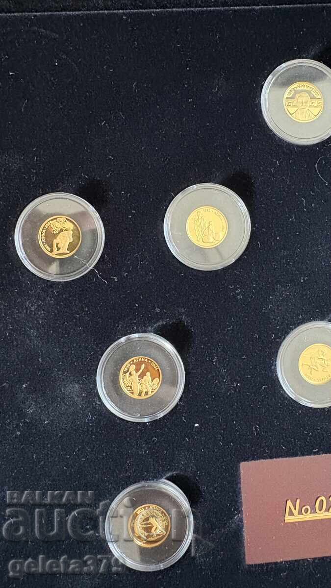 Χρυσή συλλογή νομισμάτων από τους Ολυμπιακούς Αγώνες της Αθήνας - 6