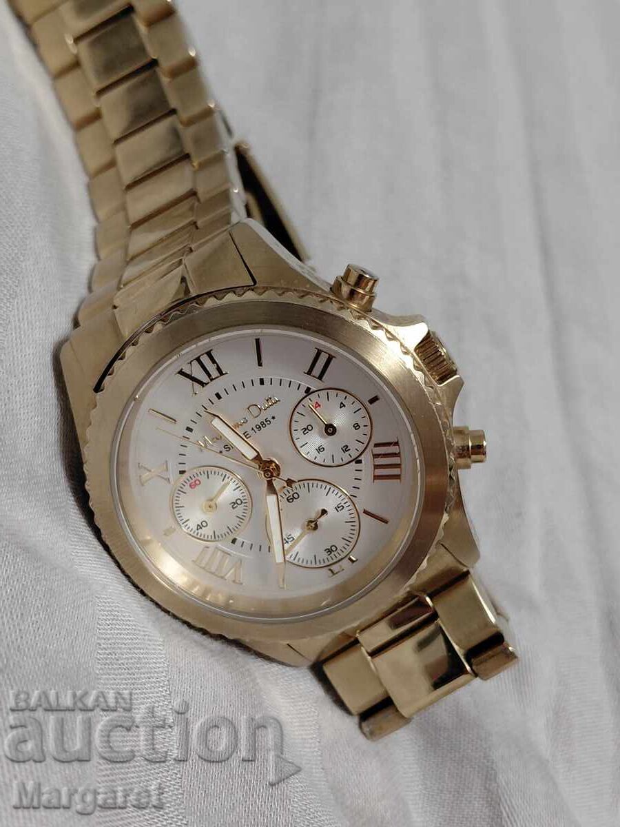 Massimo Dutti Chronograph Steel Watch