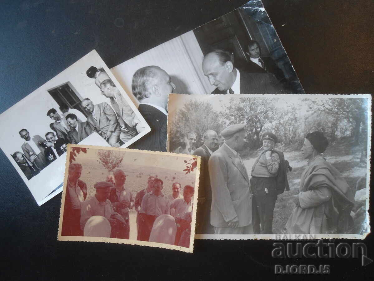 Fotografii vechi din perioada socialistă cu tovarășul Todor Jivkov, 4 bucăți - 6 Fotografii vechi din perioada socialistă cu tovarășul Todor Jivkov, 4 bucăți - 6