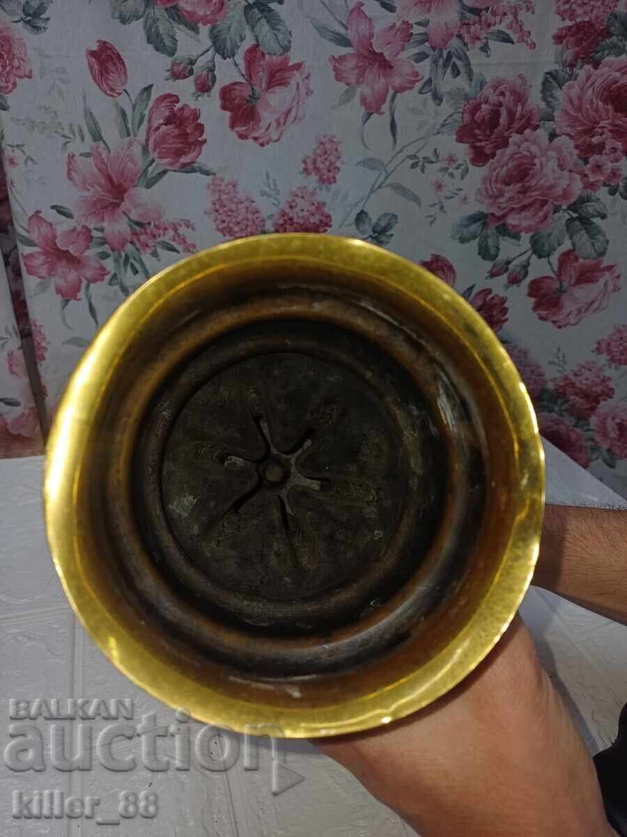 Artillery shell casing vase trench art - 6