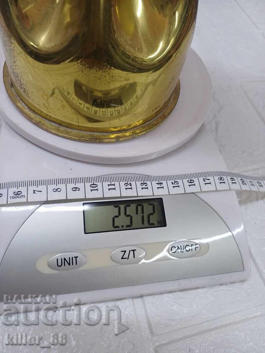 Artillery shell casing vase trench art - 7