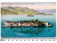 Carte poștală veche - Lacul Maggiore, Italia