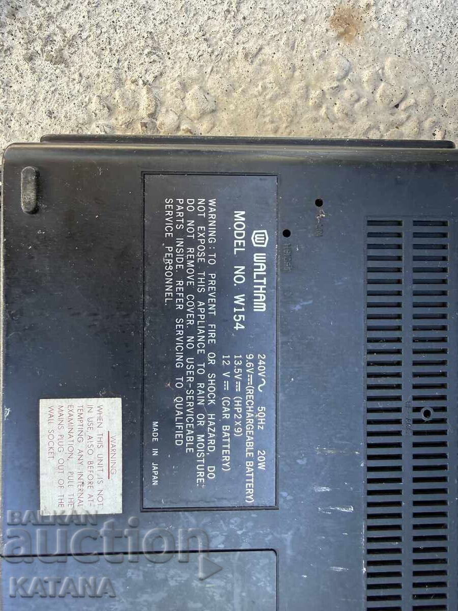 Παράδοση Βίντεο Κασετόφωνο Εγγραφής “WALTHAM” model No.W 154