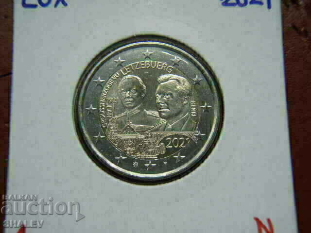 Аукцион 2 euro 2021 Luxembourg "Jean and Henri"(1) Люксембург 2 евро