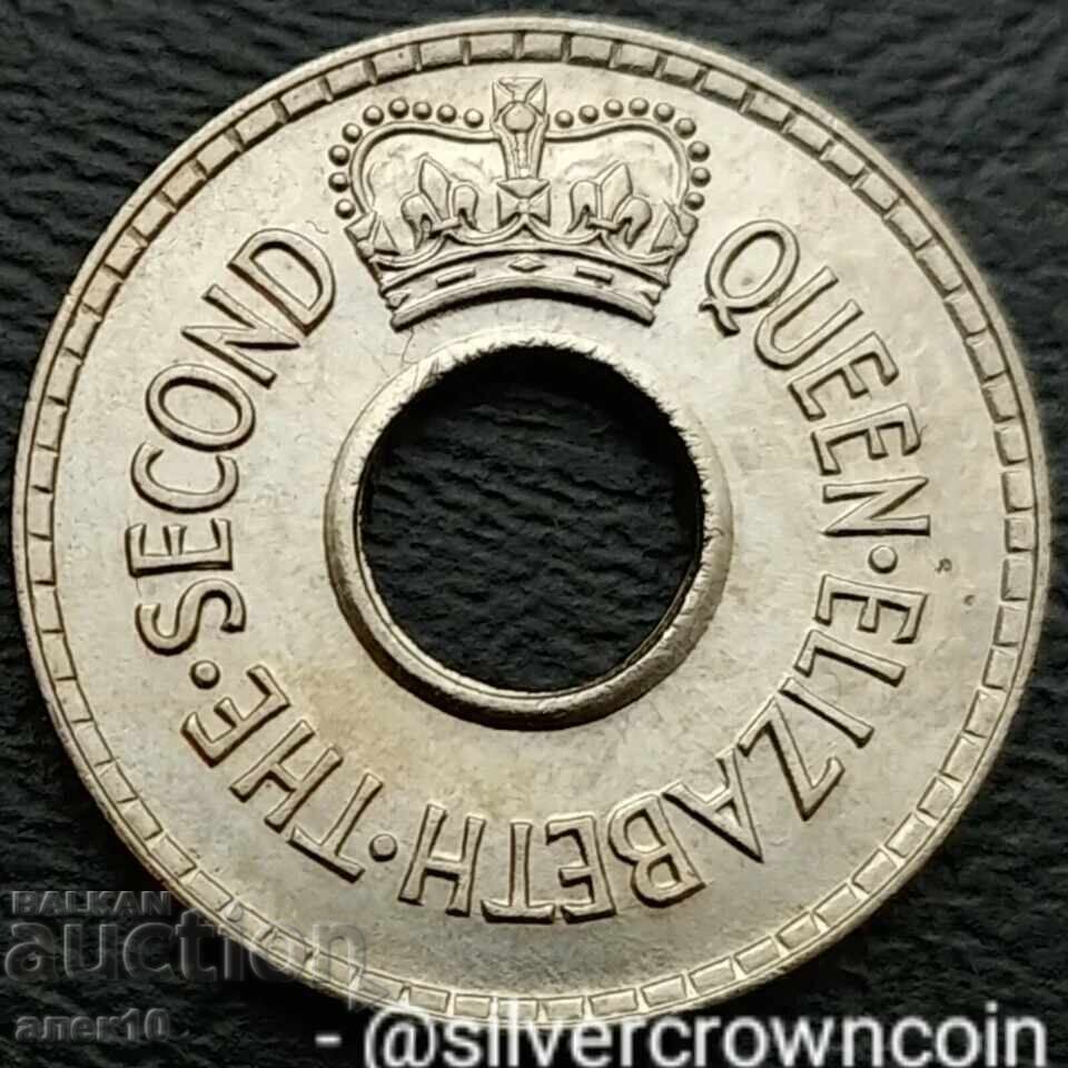 Fiji 1/2 penny 1954 with price € 2.00 | 3.91 BGN