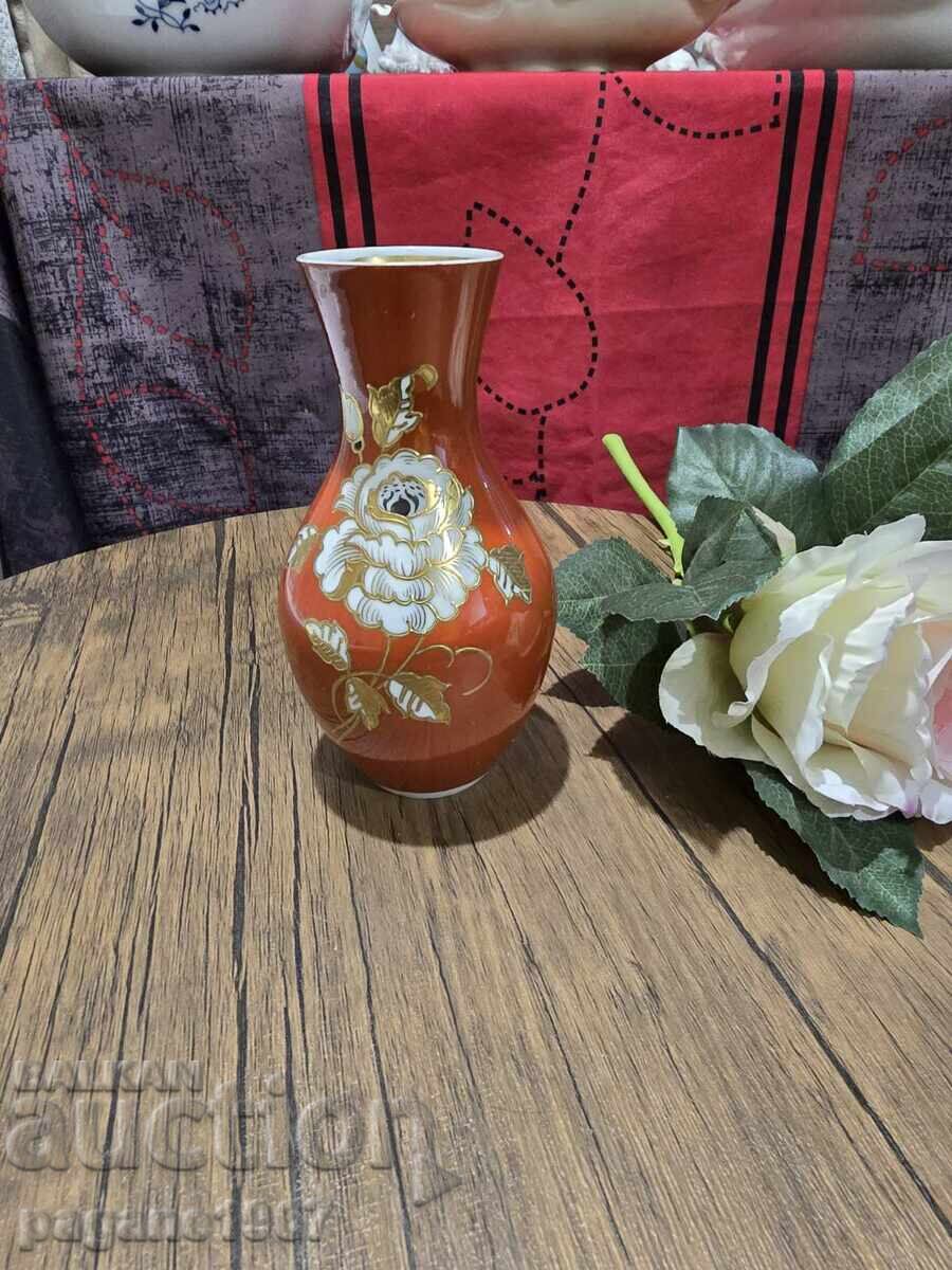 Vază germană vintage portocalie cu preț € 25.00 | 48.90 BGN