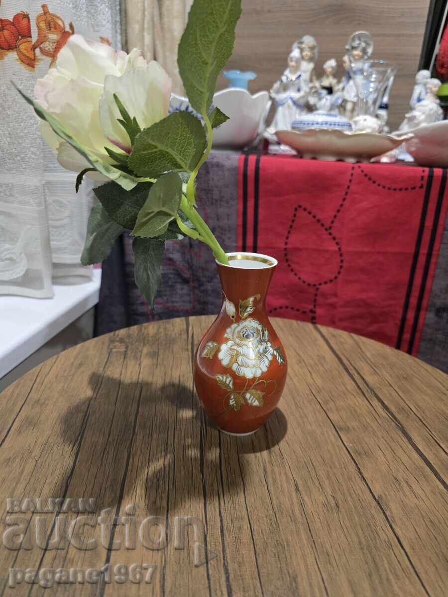 Licitație Vază germană vintage portocalie