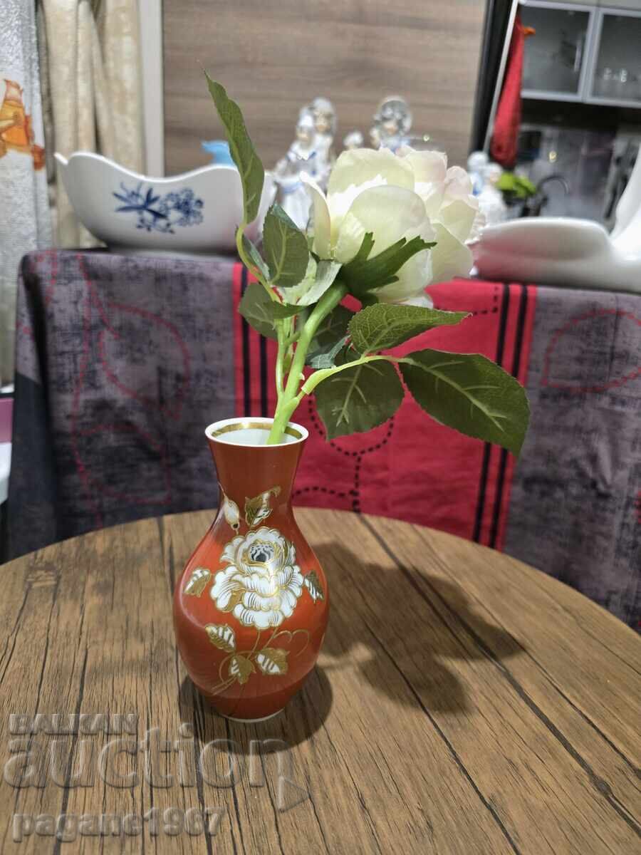 Livrarea Vază germană vintage portocalie