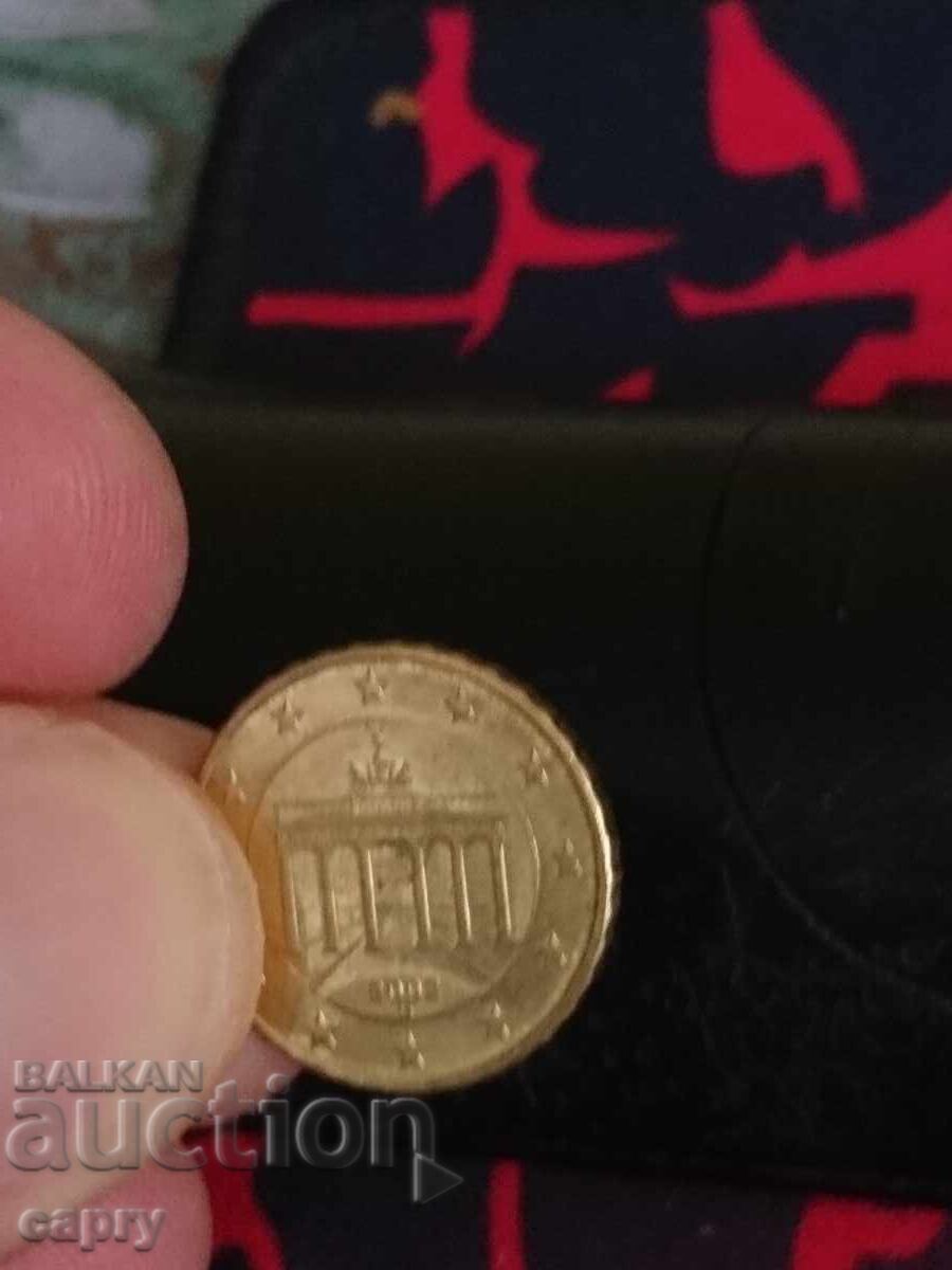 Livrarea Monedă 10 eurocenți Germania 2002 G foarte rară