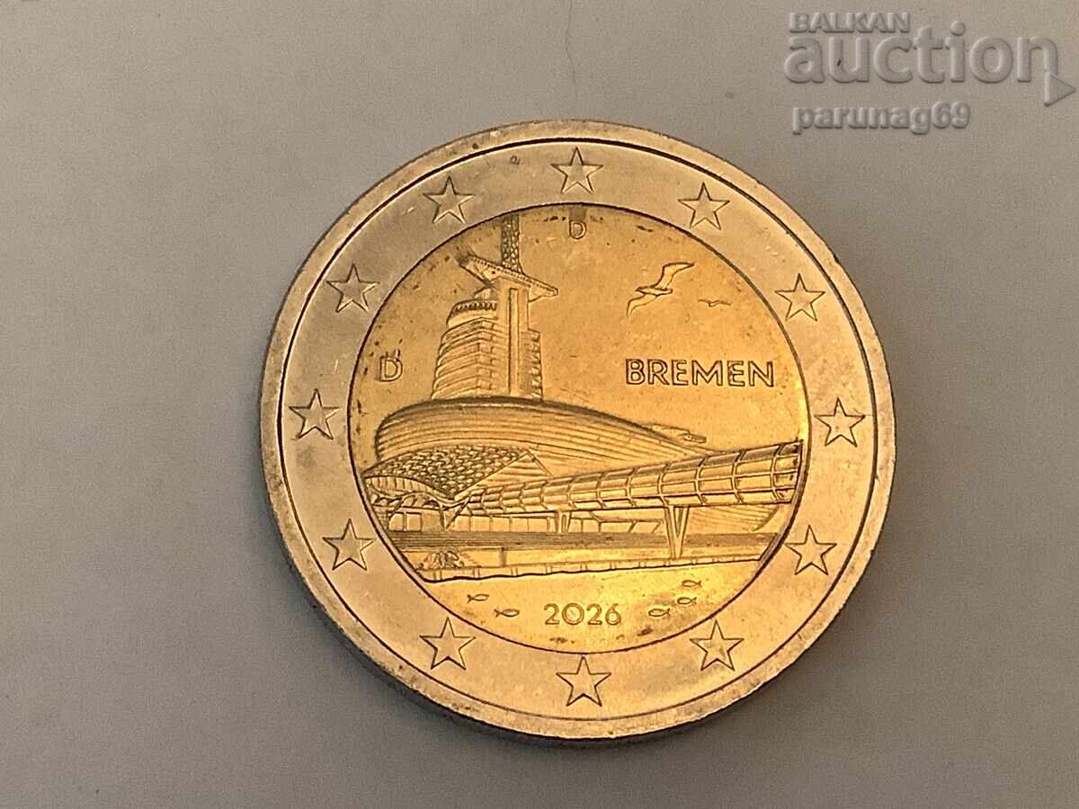 Germania 2 euro 2026 D - Bremen - Klimahaus