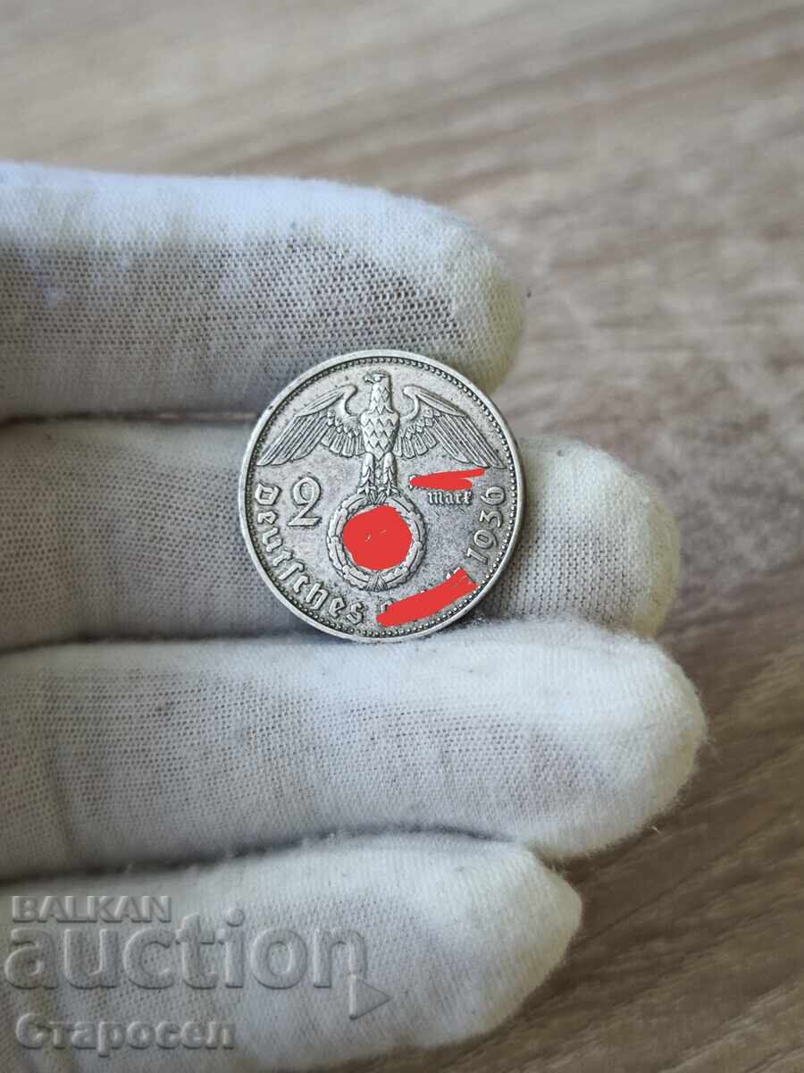 2 μάρκα 1936 "D" Γερμανία