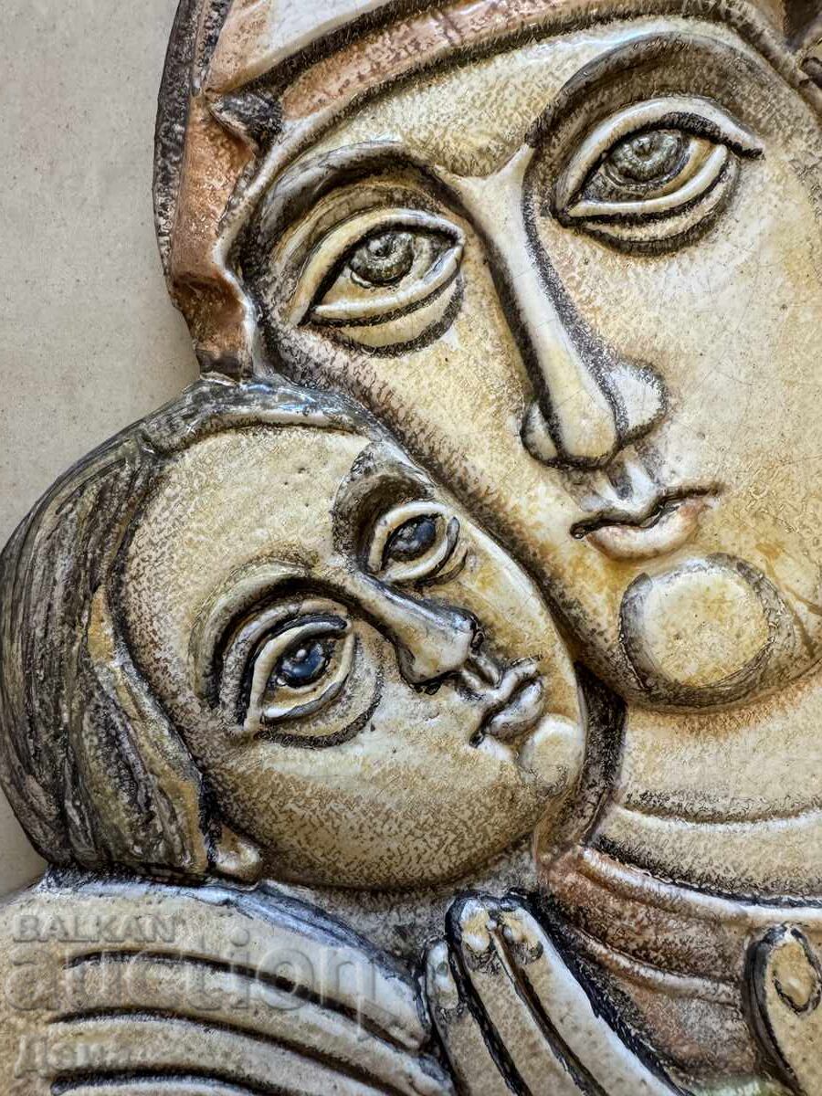 Auction  Original ceramic panel