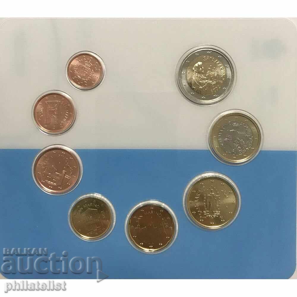 Livrarea San Marino 2026 - Set Euro de la 1 cent la 2 euro BU Livrarea San Marino 2026 - Set Euro de la 1 cent la 2 euro BU
