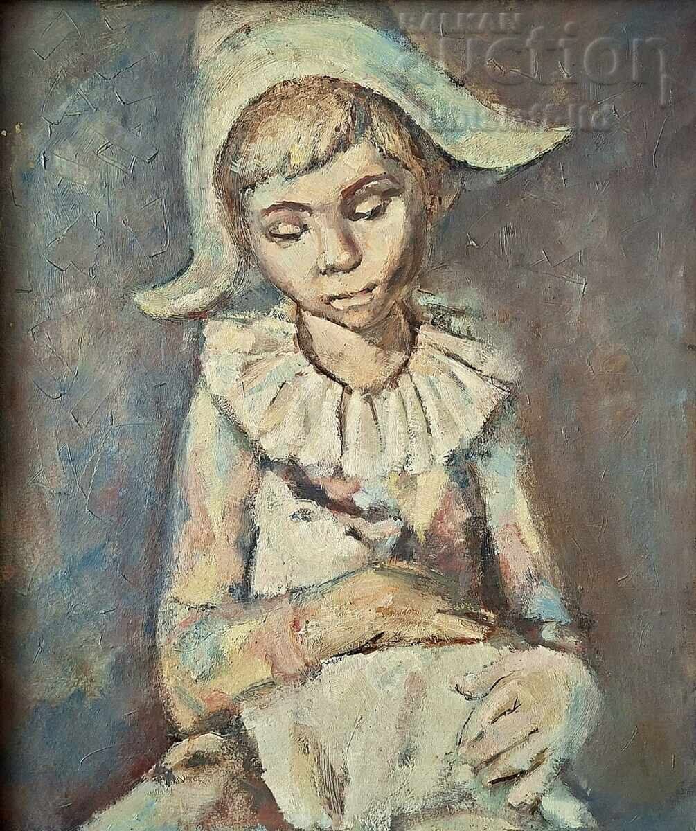 Painting "Harlequin", artist G. Karantilski, 1996 with price € 700.00 | 1369.09 BGN