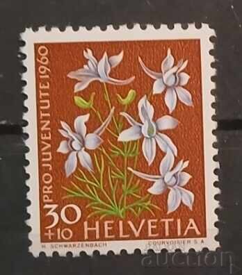 Ελβετία 1960 Χλωρίδα/Λουλούδια MLH