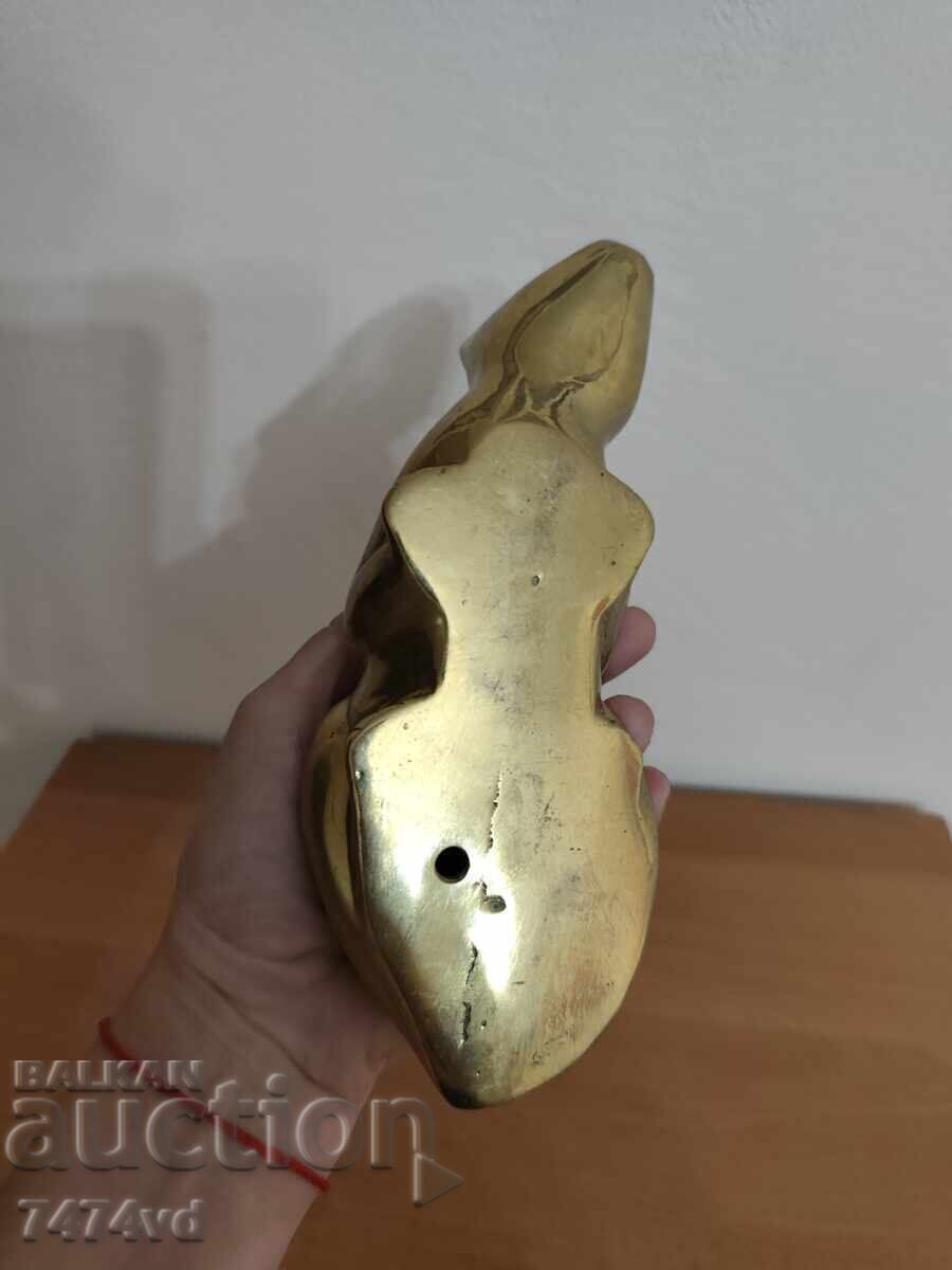 Massive bronze cat figurine with exquisite craftsmanship - 6