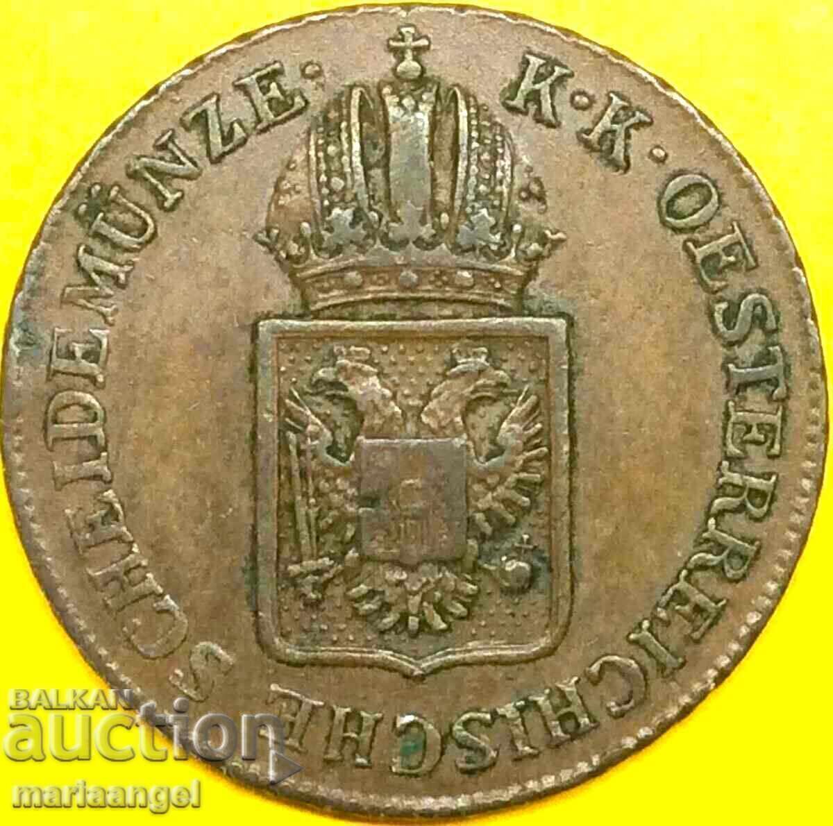 1/2 Kreuzer 1816 Αυστρία Α - Βιέννη 22mm χάλκινο με τιμή € 7.94 | 15.53 BGN
