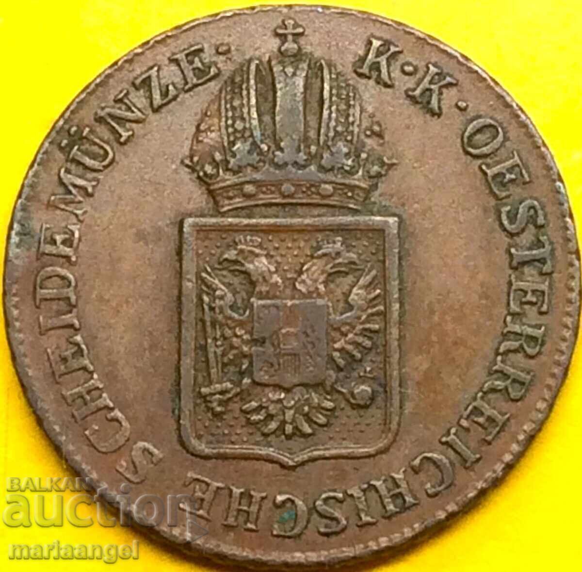 Παράδοση 1/2 Kreuzer 1816 Αυστρία Α - Βιέννη 22mm χάλκινο