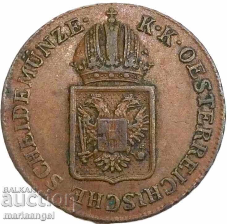 1/2 Kreuzer 1816 Austria A - Viena 22mm bronz - 5