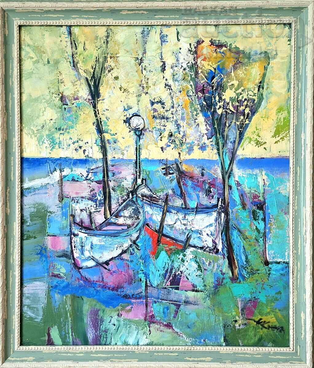 Tablou "Țărm", pictor J. Kojuharov, 2014