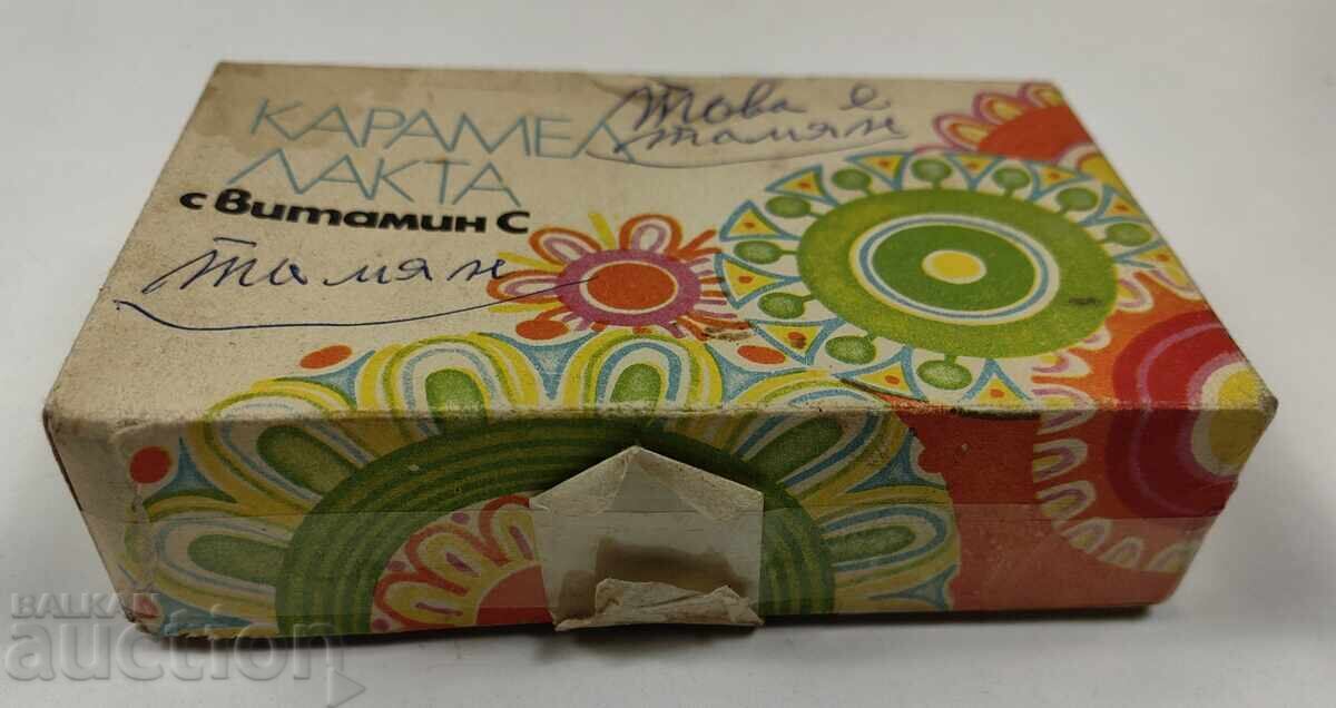 Licitație CUTIE BOMBOANE CARAMEL LAKTA SOCIALISTĂ GOALĂ